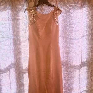Pink formal gown